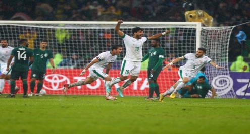  تحت الأمطار.. المنتخب العراقي يهزم السعودية بثنائية في خليجي 25 بالبصرة
